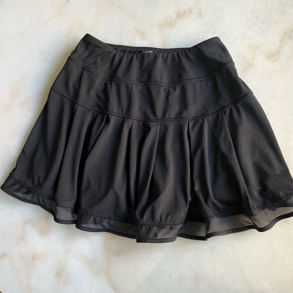 Gottex Black Mini Tennis Skort
